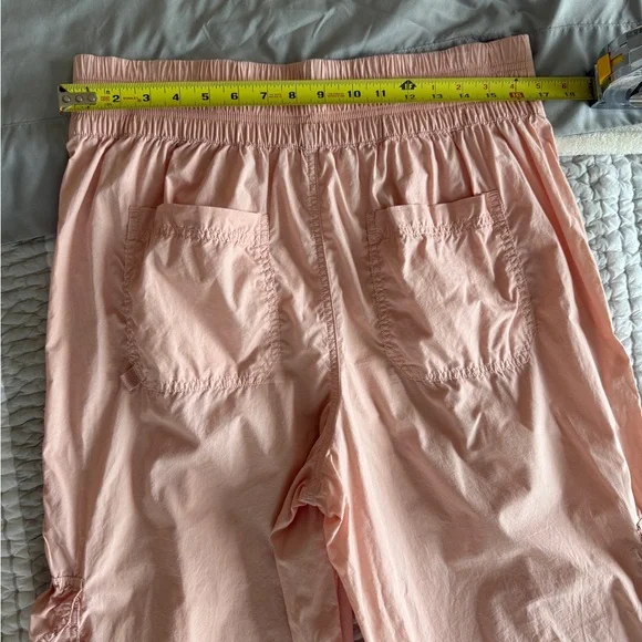 Aerie Peachy-Pink Cargo Pants, Size Large - Picture 5 of 9